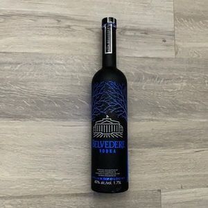 Belvedere Midnight Sabre EMPTY Bottle